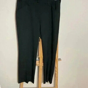 Karen Kane black striped dress pants stretchy women’s size 6